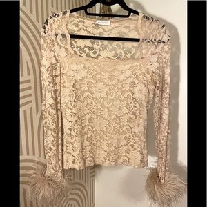 Vintage Lace Cream Top